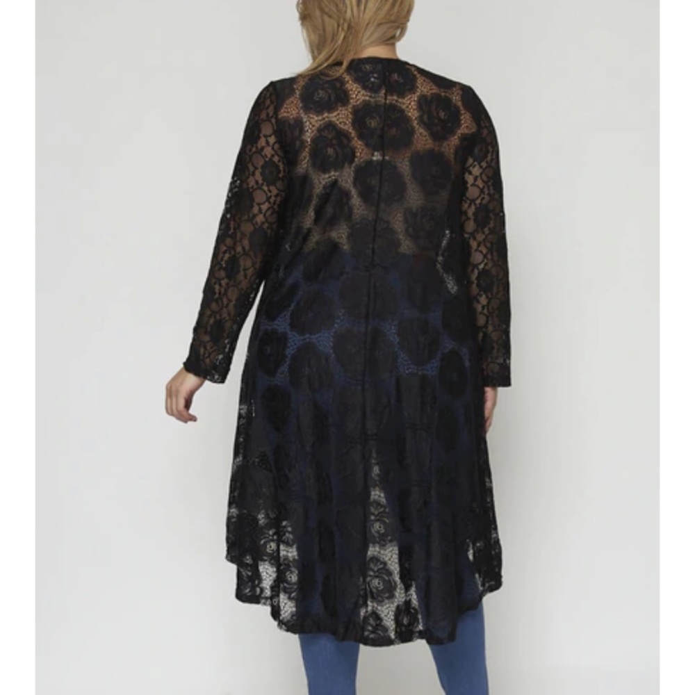 NEW Black Lace Cardigan - Picture 3 of 5